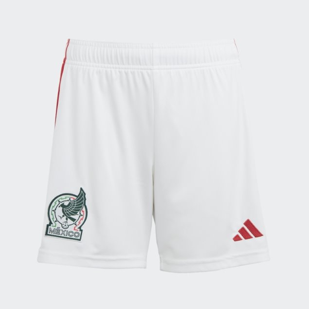 Pantalon Corto Mexico 22 Primera Equipacion Adidas Blanco