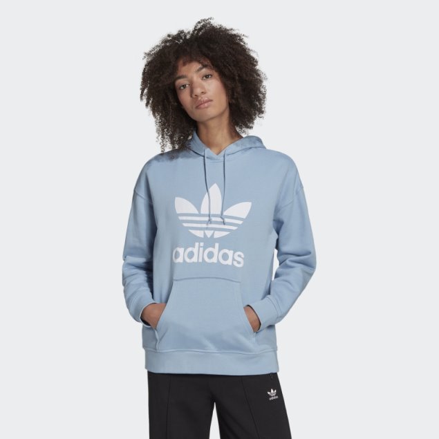 Ambiente Cielo Adidas Adicolor Trefoil Sudadera Con Capucha Moda