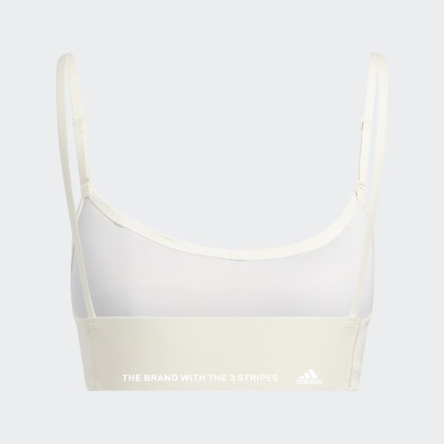Sujetador Yoga Studio Light-support Adidas Blanco