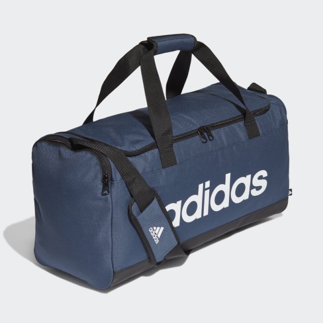 Bolso De Lona Con Logo Essentials Mediano Adidas Azul Marino