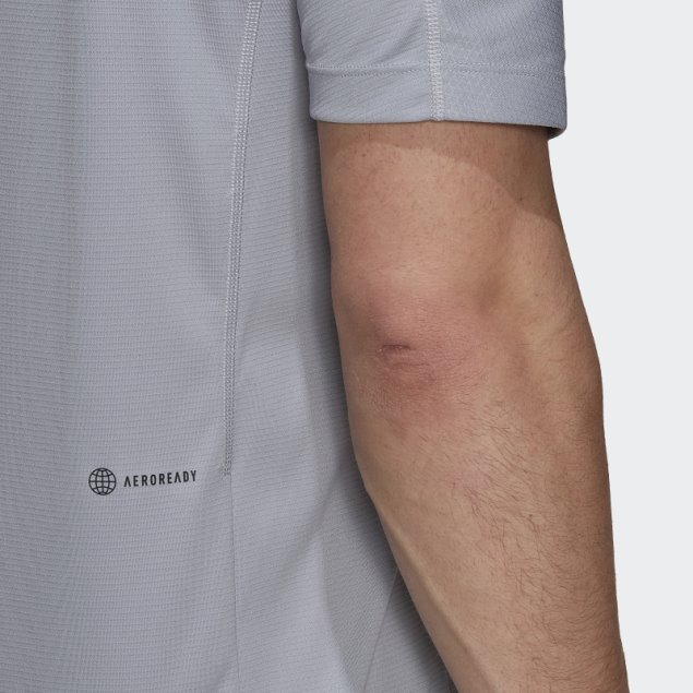 Camiseta De Entrenamiento Revestida De Pu Adidas Plata