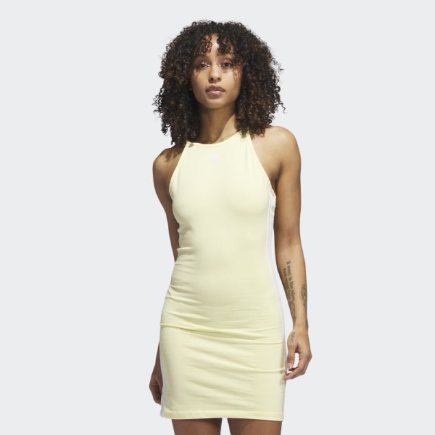 Adicolor Classics Tight Verano Vestido Amarillo Adidas