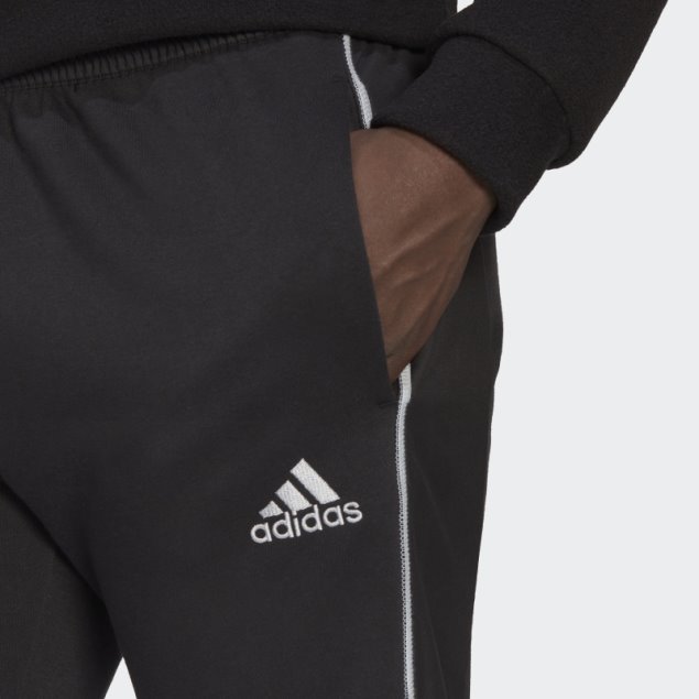 Pantalones Negros Adidas Essentials Reflect-in-The-Dark Fleece