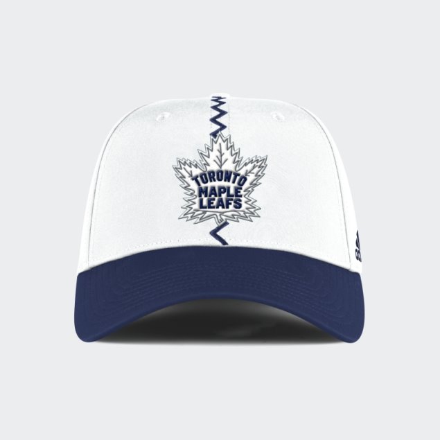 Adidas Maple Leafs Reverse Retro Stretch Sombrero Blanco