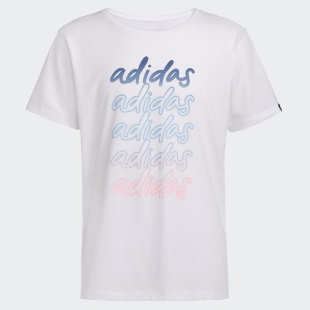 Camiseta Con Abertura Larga (talla Extendida) Blanco Adidas