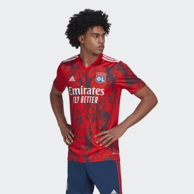 Adidas Camiseta Olympique Lyonnais 22/23 Segunda Equipación Rojo