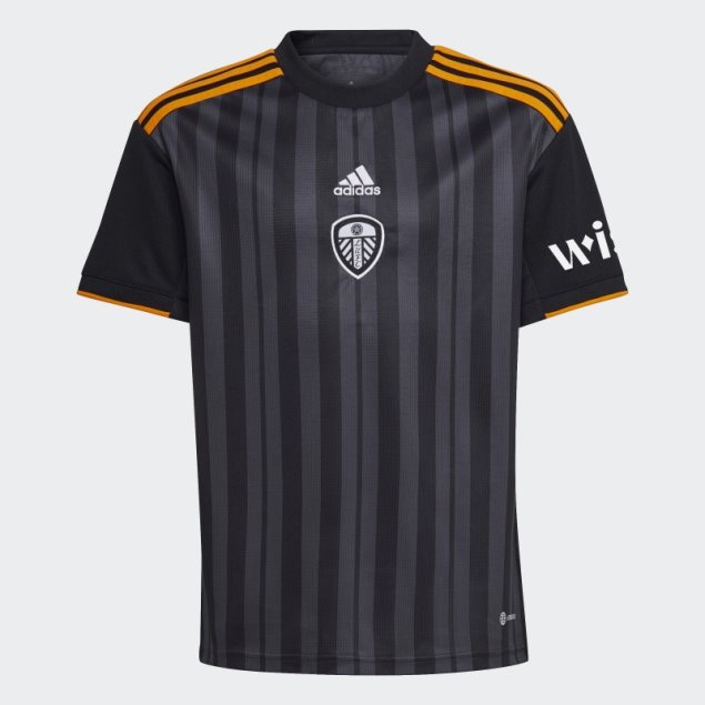 Leeds United Fc 22/23 Tercera Camiseta Negro Adidas