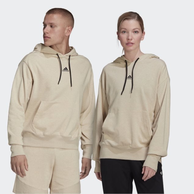 Sudadera Con Capucha Teñida Botánicamente (género Neutral) Botanic Beige Mel Adidas