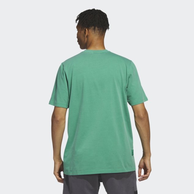Camiseta De Peso Pluma Shmoofoil Adidas Court Verde