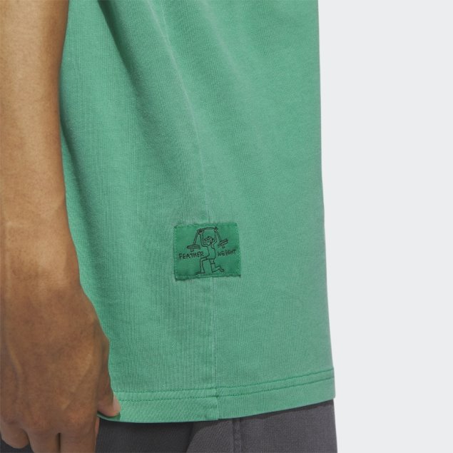 Camiseta De Peso Pluma Shmoofoil Adidas Court Verde