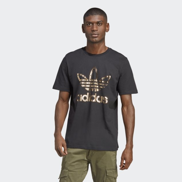 Camiseta Black Golden Chains - 50 Years Of Trefoil Adidas