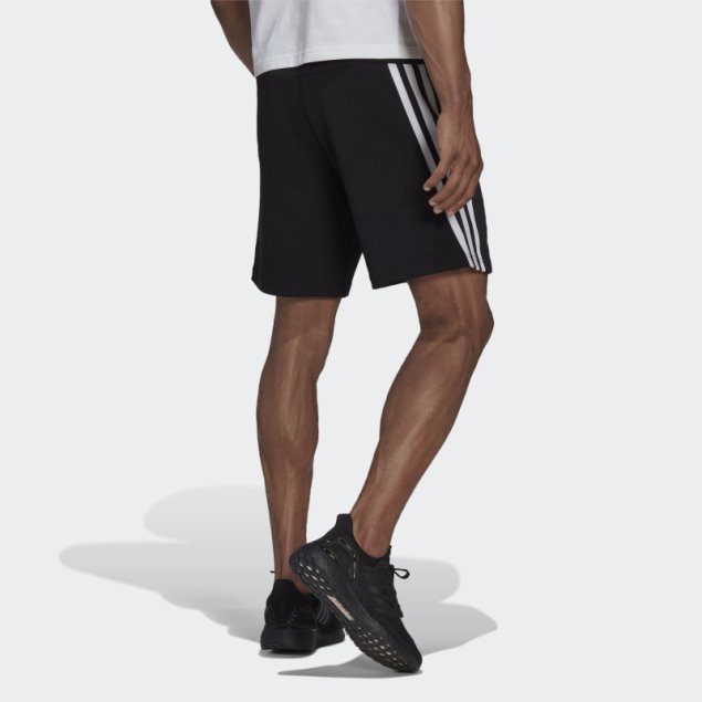 Adidas Sportswear Future Icons Pantalones Cortos De 3 Rayas Caliente Negro