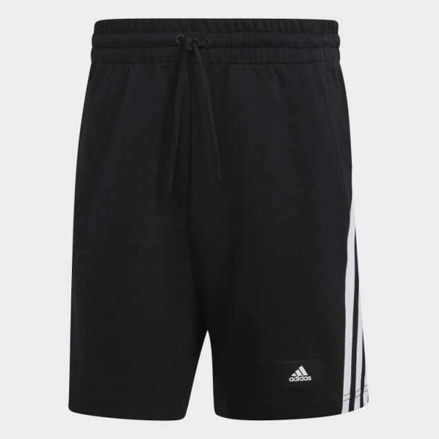 Adidas Sportswear Future Icons Pantalones Cortos De 3 Rayas Caliente Negro