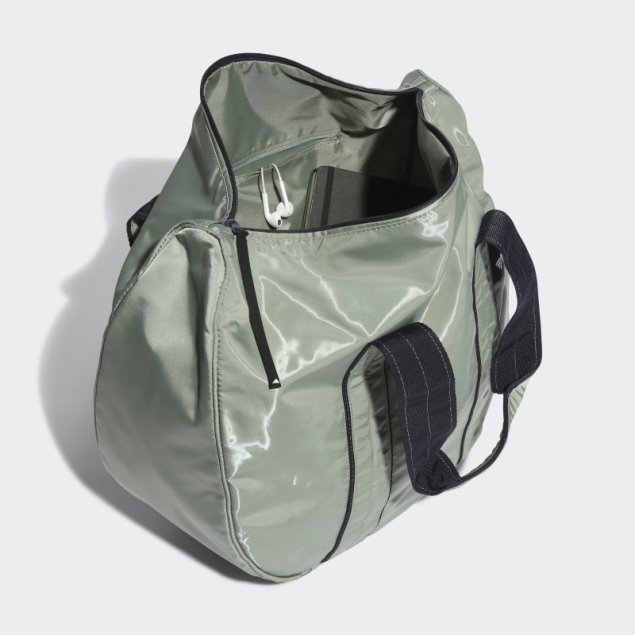 Bolso De Hombro Adidas Studio Tote Plata Verde