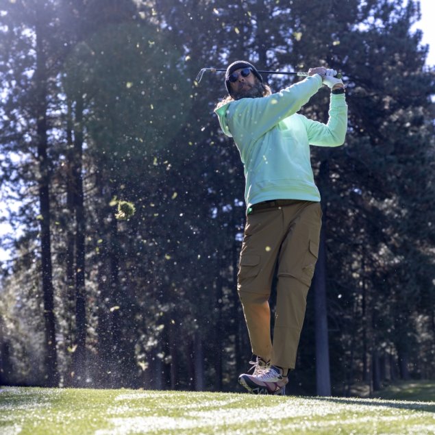 Pantalones De Golf Con Cremallera Adicross Bronce Adidas