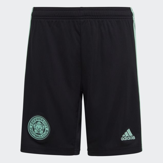 Pantalón Corto Adidas Negro Leicester City Fc 22/23 Segunda Equipación