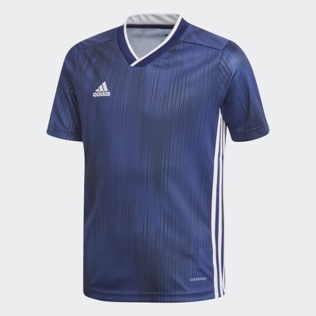 Camiseta Adidas Tiro 19 Azul Oscuro