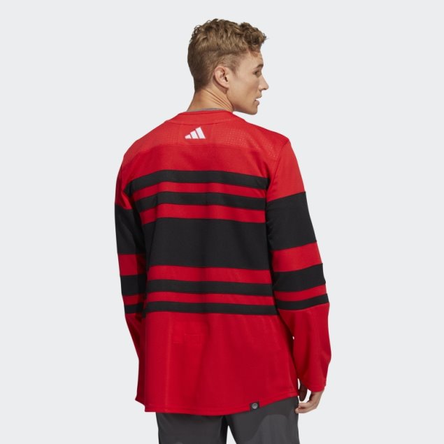 Adidas Rojo Alas Rojas Auténtico Reverso Retro Wordmark Camiseta