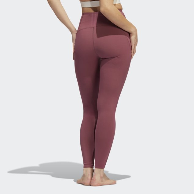 Adidas Yoga 4 Elementos 7/8 Mallas Moda Burdeos