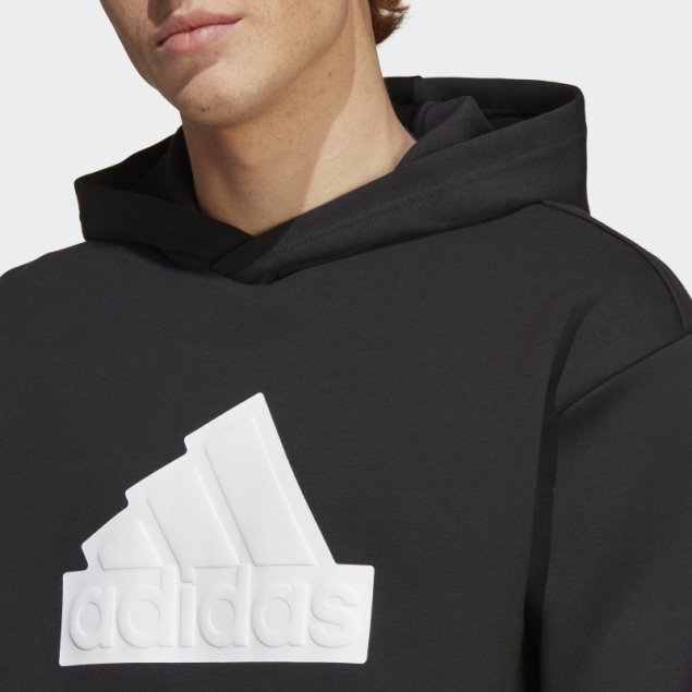 Adidas Future Icons Logo Sudadera Con Capucha Negra