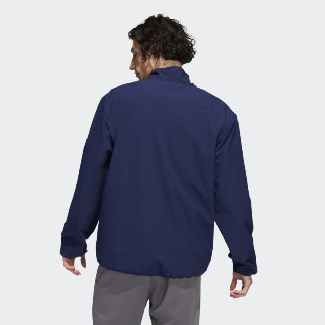 Azul Marino Adidas Predators 22 Nhl 1/4-zip Chaqueta