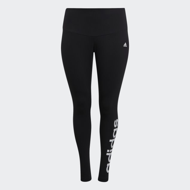 Leggings Con Logo De Talle Alto Essentials (tallas Grandes) Negro Adidas