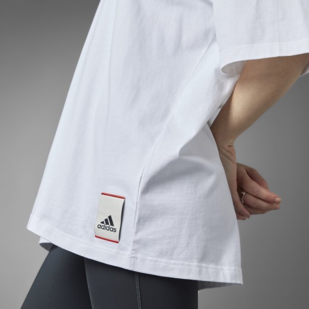 Camiseta Blanca San Valentin Adidas