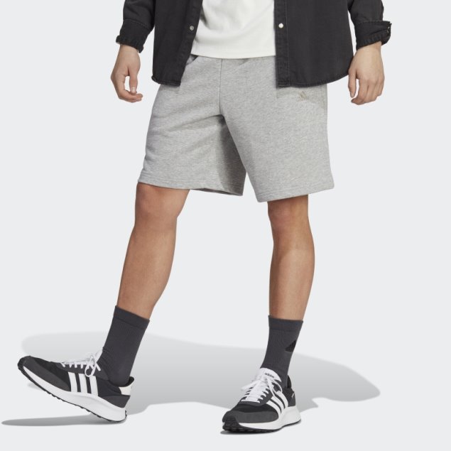 Adidas Shorts Gris Medio All Szn French Terry