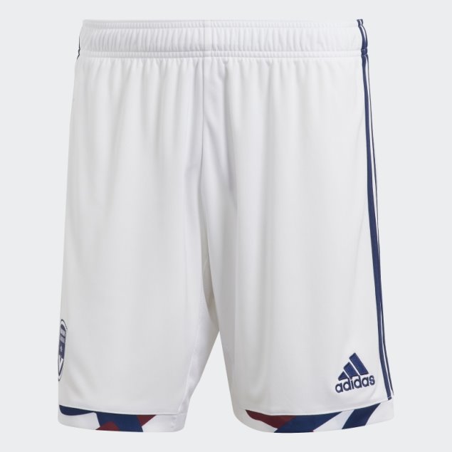 Pantalón Corto Blanco Girondins De Burdeos 22/23 Segunda Equipación Adidas
