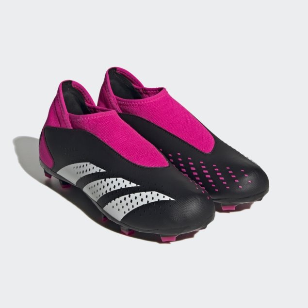 Adidas Predator Precision.3 Botas Para Terreno Firme Sin Cordones Rosa