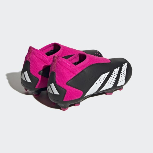 Adidas Predator Precision.3 Botas Para Terreno Firme Sin Cordones Rosa