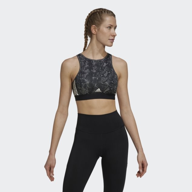 Sujetador De Entrenamiento De Soporte Ligero Aeroready Hyperglam Adidas Multicolor