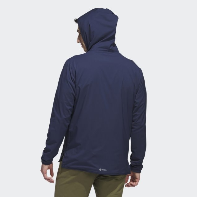 Sudadera Con Capucha De Golf Ligera Wind.rdy Go-to Azul Marino Adidas