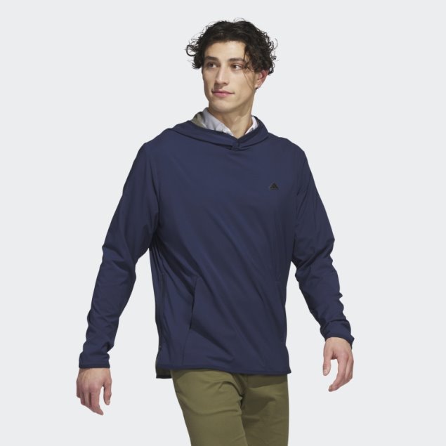 Sudadera Con Capucha De Golf Ligera Wind.rdy Go-to Azul Marino Adidas