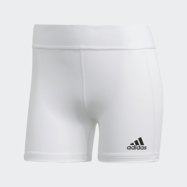 Pantalón Corto De Voleibol Adidas Techfit Blanco