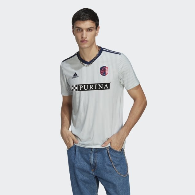 Gris Adidas St. Camiseta Louis City Sc 23 Segunda