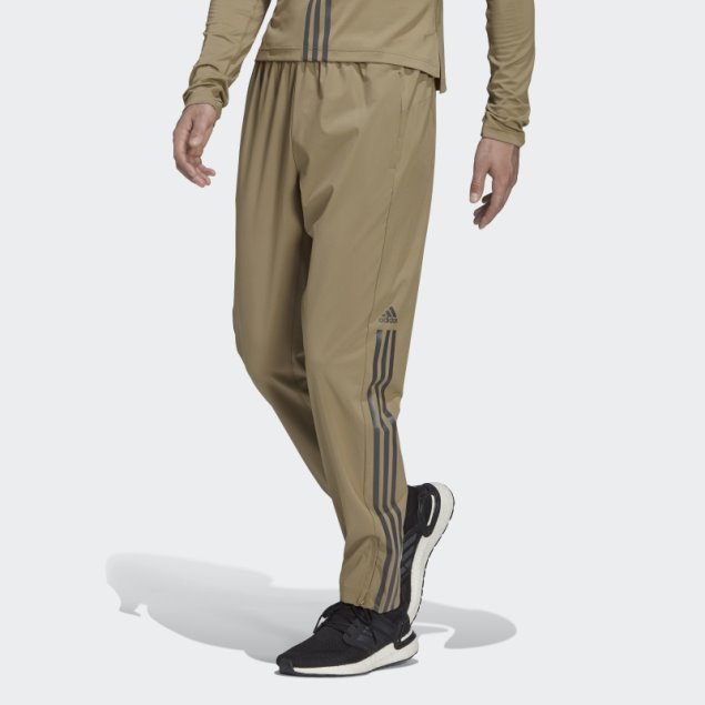 Pantalones Con Cremallera Tejida Alphastrength Adidas Orbit Moda Verde