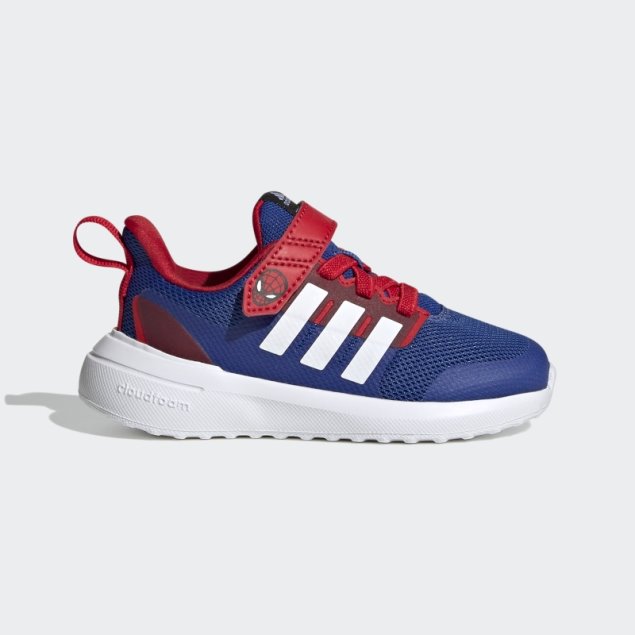 Adidas X Marvel Fortarun 2.0 Spider-man Cloudfoam Zapatos Moda Real Azul