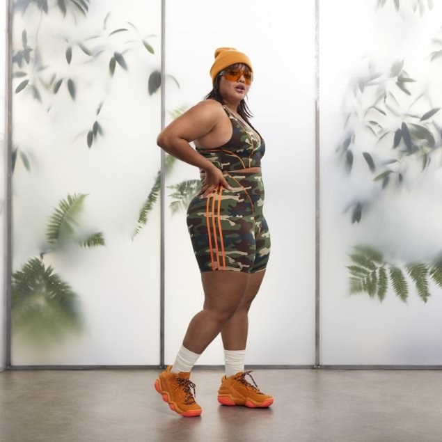 Sujetador Triangular (talla Grande) Adidas Aop Camo