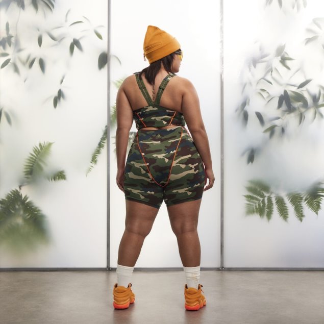 Sujetador Triangular (talla Grande) Adidas Aop Camo