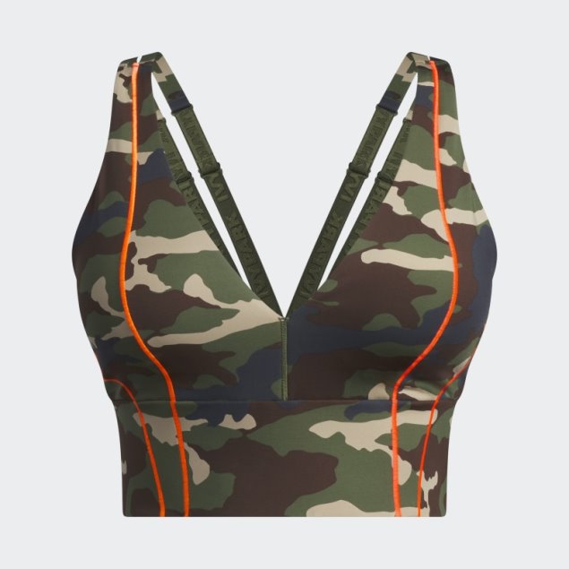 Sujetador Triangular (talla Grande) Adidas Aop Camo