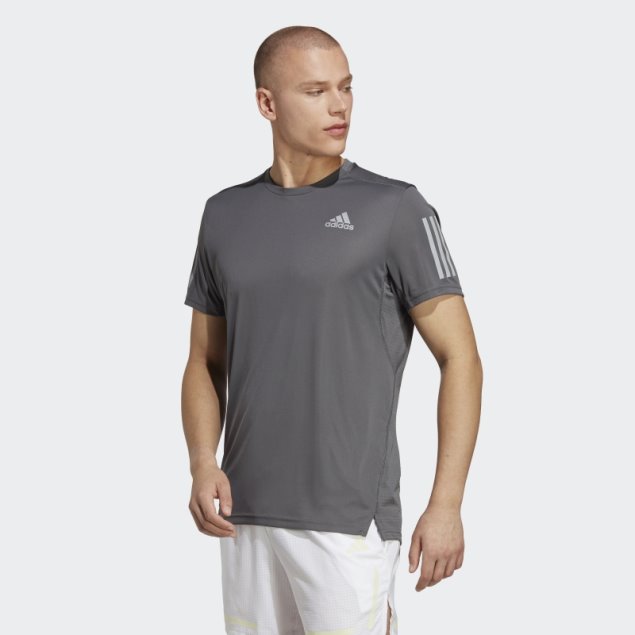 Camiseta Adidas Own The Run Gris