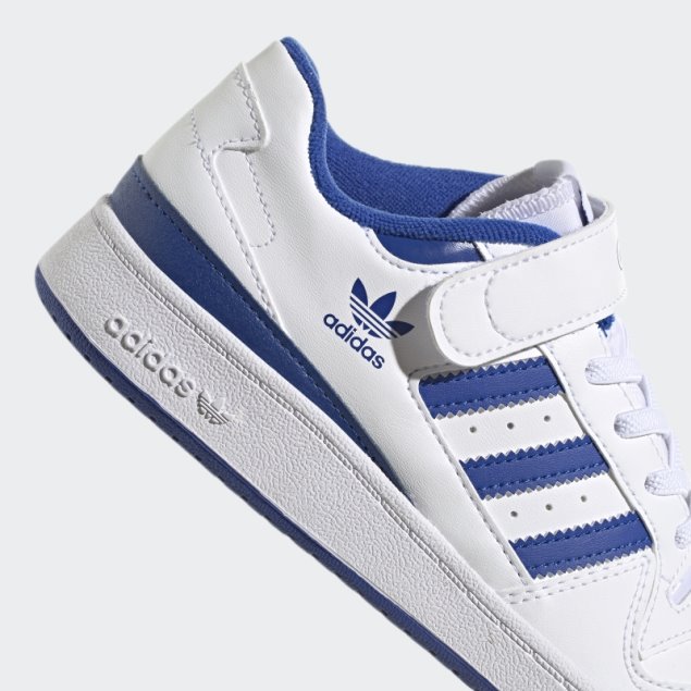 Zapatos Bajos Adidas Forum Blanco/azul Real