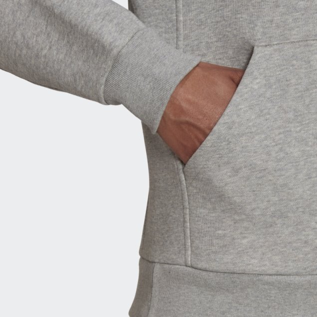 Sudadera Adidas All Szn Fleece Con Cremallera Completa En Gris Medio