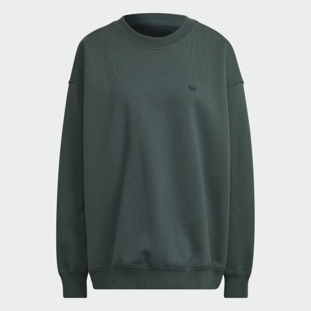 Sudadera Oversize Adicolor Verde Mineral Adidas