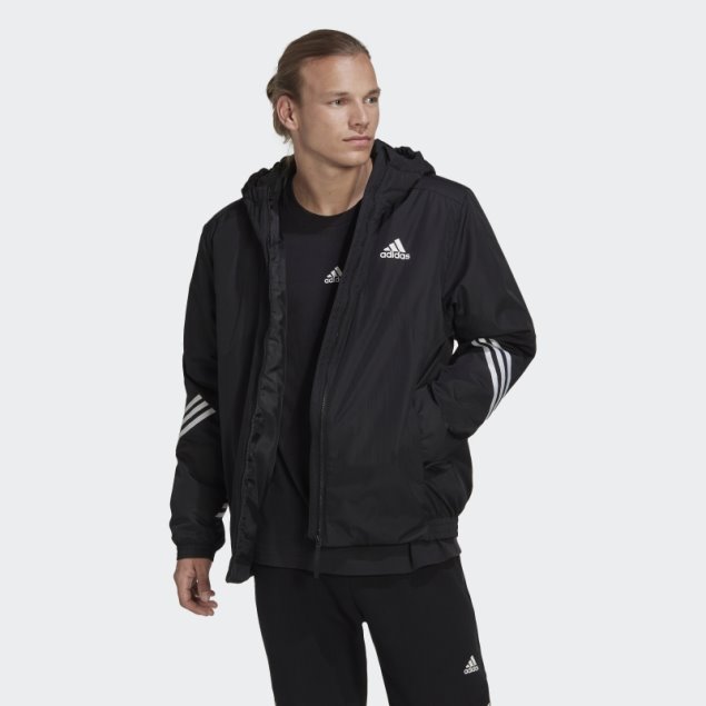 Chaqueta Con Capucha Back To Sport Adidas Negra