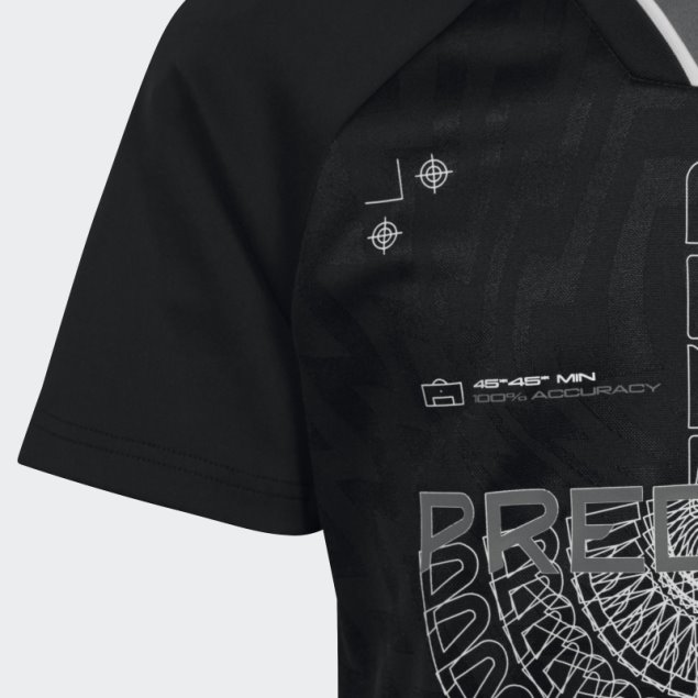 Camiseta Negra Adidas Predator Inspirada En El Fútbol