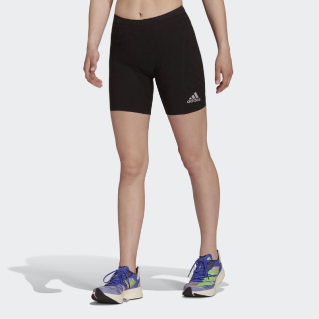 Adizero Primeweave Leggings Cortos De Running Negro Adidas
