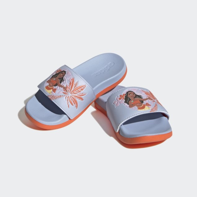 Zapatillas Adidas X Disney Adilette Comfort Moana Azul Amanecer Caliente