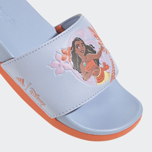 Zapatillas Adidas X Disney Adilette Comfort Moana Azul Amanecer Caliente